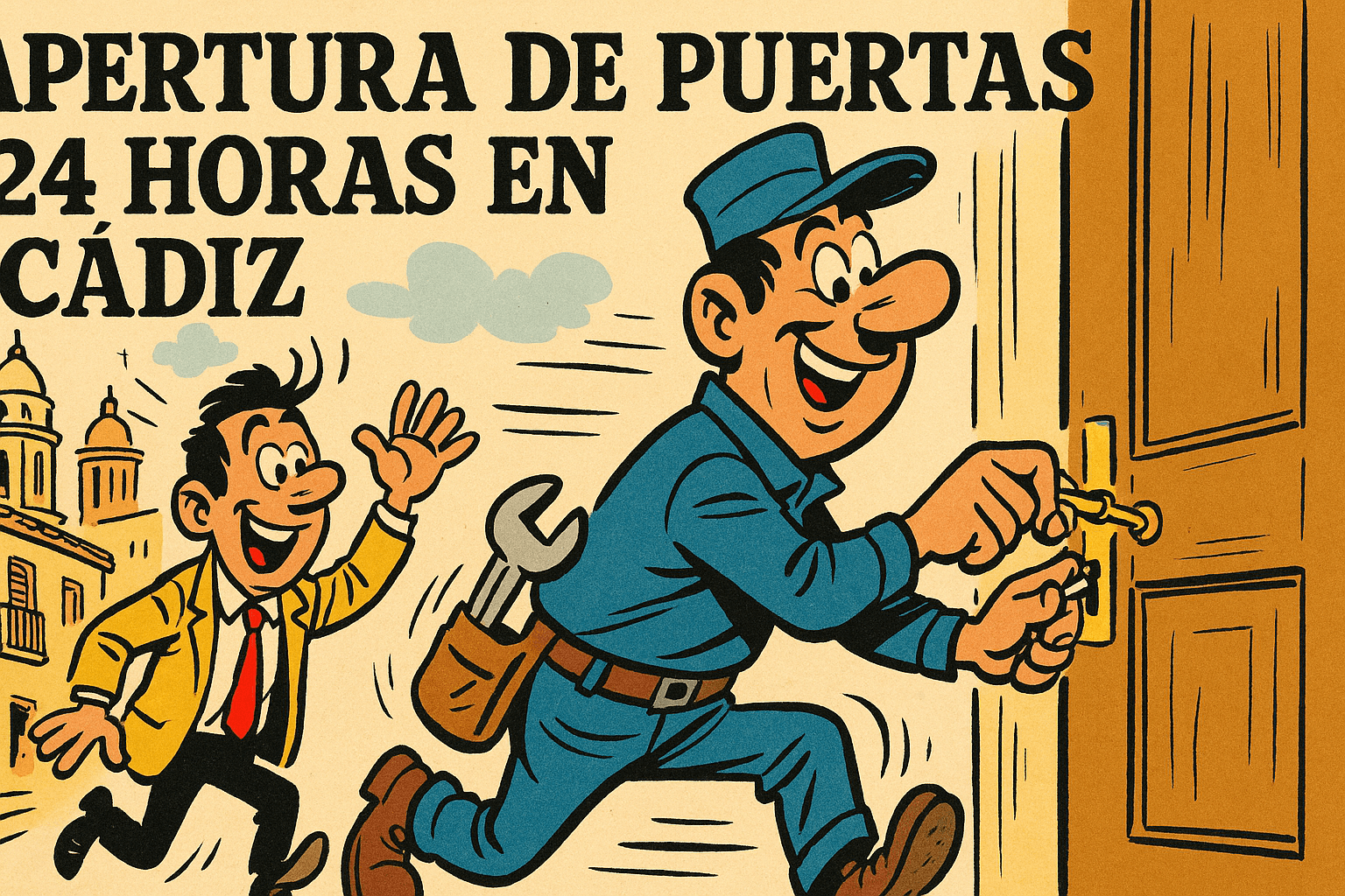 Apertura de puertas 24 horas en Cádiz - Cerrajero Moreno en Cádiz
