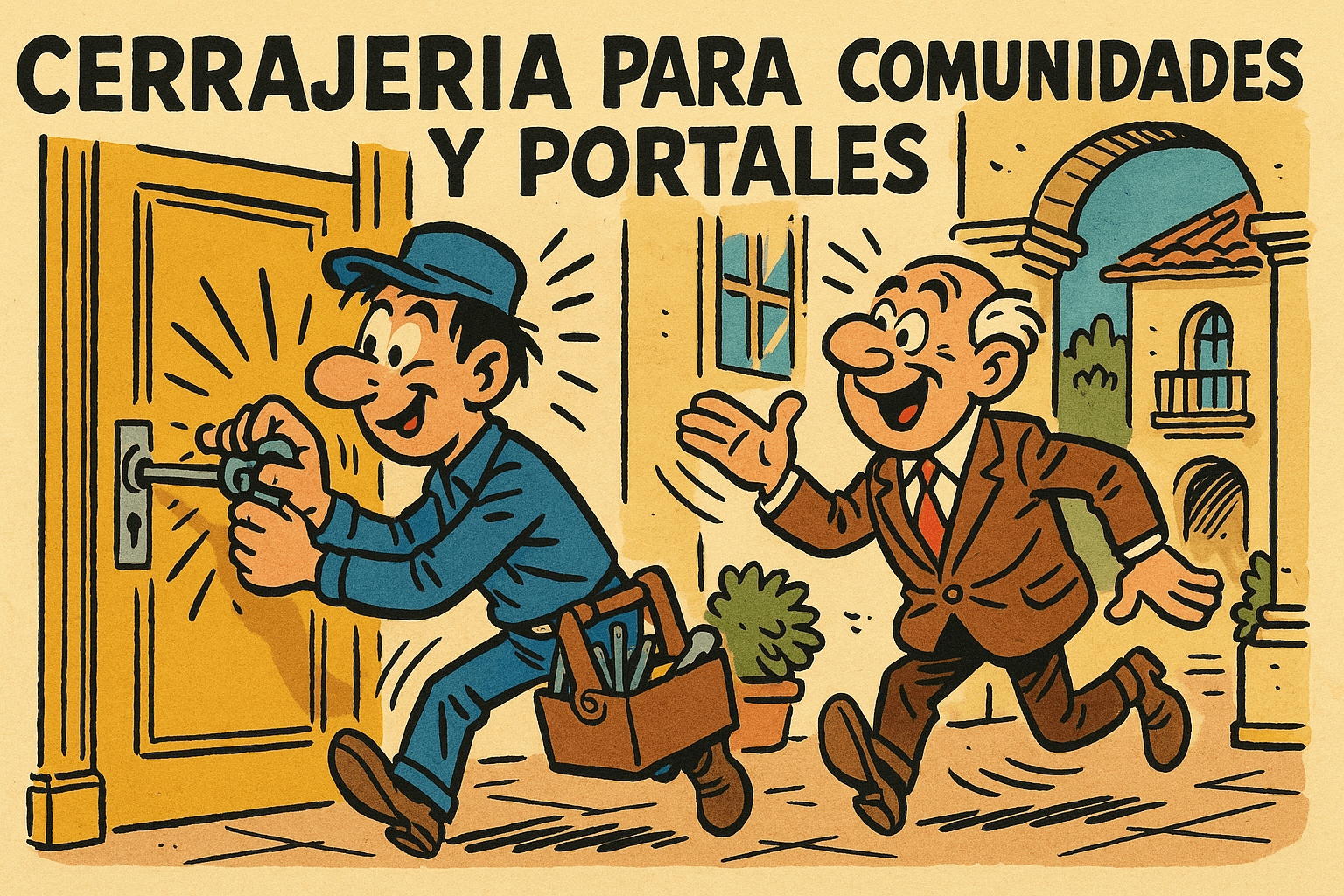 Cerrajería para comunidades y portales - Cerrajero Moreno en Cádiz